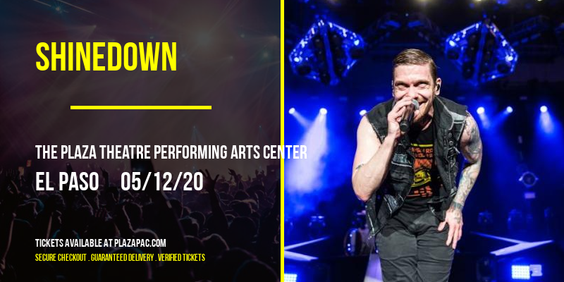 Shinedown at The Plaza Theatre Performing Arts Center tickets Shinedown at The Plaza Theatre Performing Arts Center