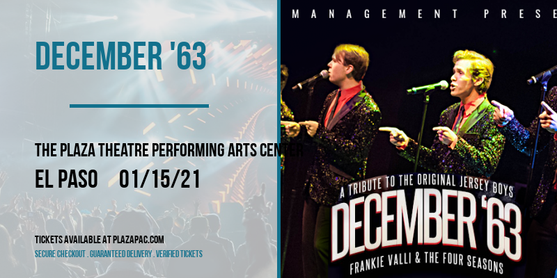 December '63 at The Plaza Theatre Performing Arts Center tickets December '63 at The Plaza Theatre Performing Arts Center