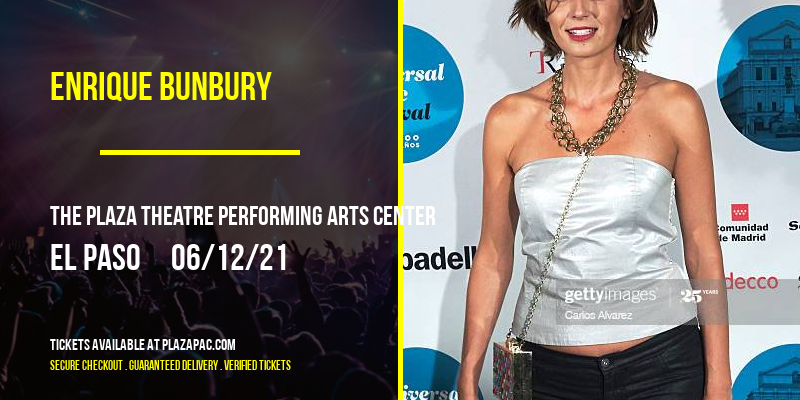 Enrique Bunbury at The Plaza Theatre Performing Arts Center tickets Enrique Bunbury at The Plaza Theatre Performing Arts Center