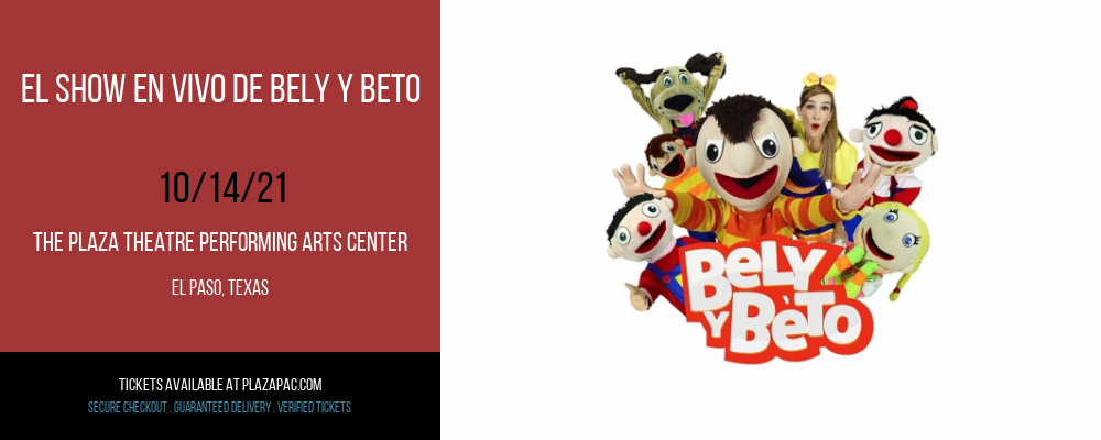 El Show en Vivo de Bely y Beto at The Plaza Theatre Performing Arts Center