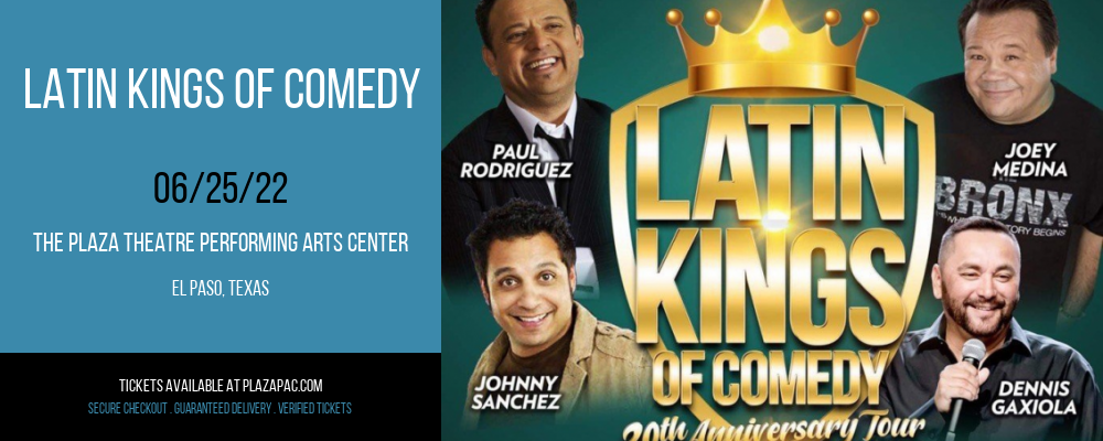 Latin Kings of Comedy at The Plaza Theatre Performing Arts Center