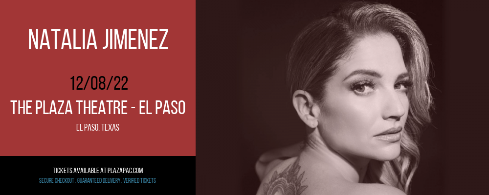 Natalia Jimenez at The Plaza Theatre Performing Arts Center tickets Natalia Jimenez at The Plaza Theatre Performing Arts Center
