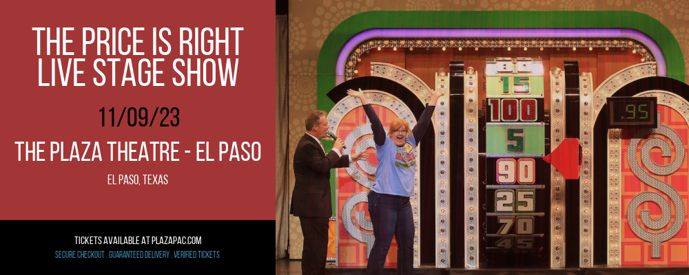 The Price Is Right - Live Stage Show at The Plaza Theatre