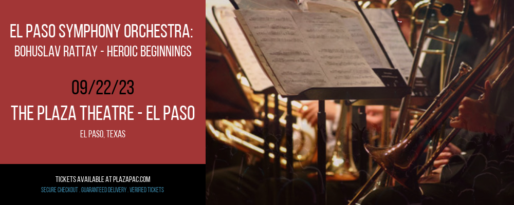 El Paso Symphony Orchestra at The Plaza Theatre