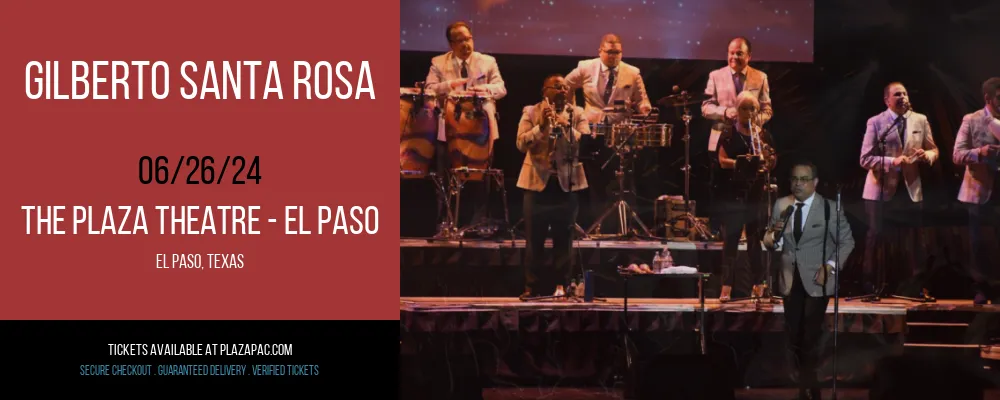 Gilberto Santa Rosa at The Plaza Theatre
