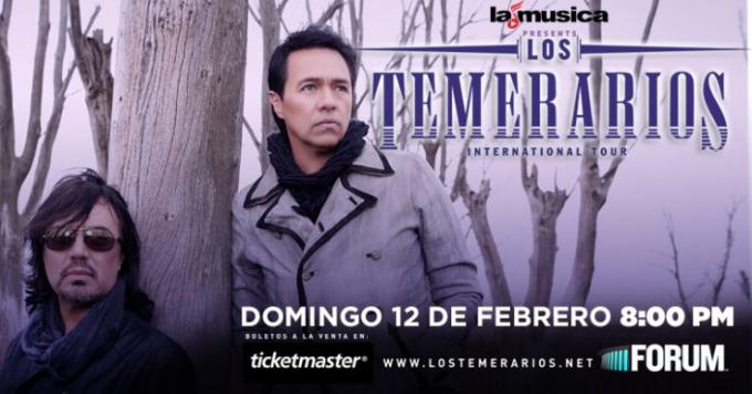 Los Temerarios at The Plaza Theatre Performing Arts Center