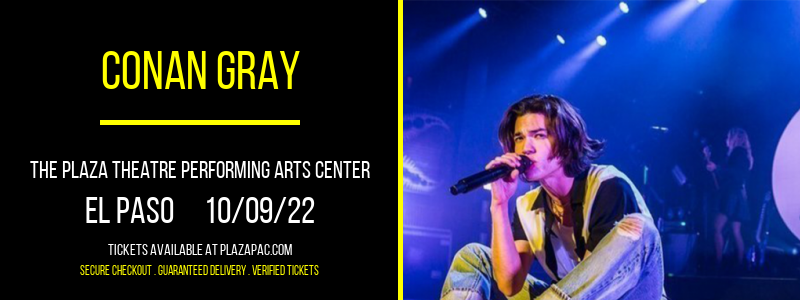 Conan Gray at The Plaza Theatre Performing Arts Center