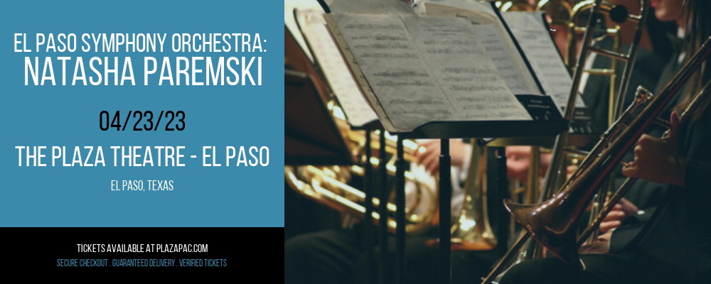 El Paso Symphony Orchestra: Natasha Paremski at The Plaza Theatre Performing Arts Center