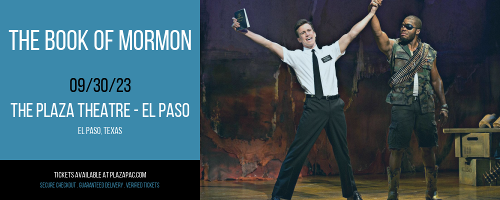 The Book Of Mormon at The Plaza Theatre