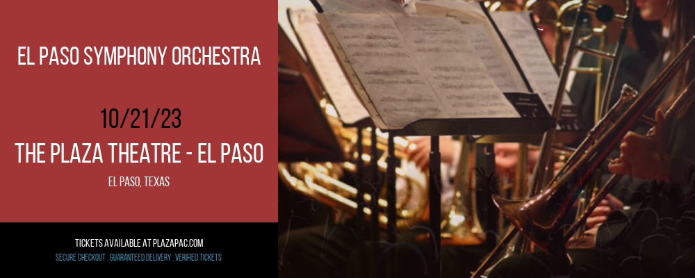 El Paso Symphony Orchestra at The Plaza Theatre