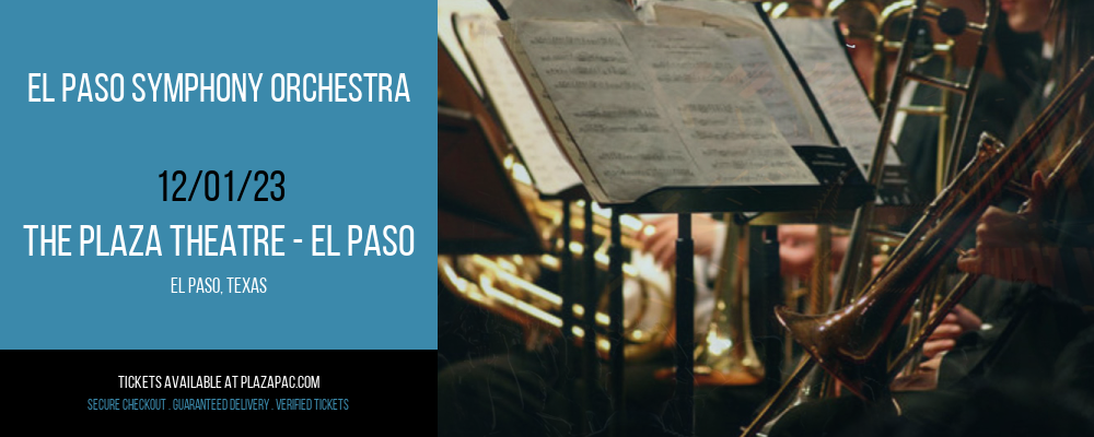 El Paso Symphony Orchestra at The Plaza Theatre