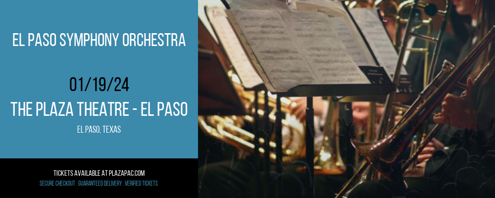 El Paso Symphony Orchestra at The Plaza Theatre