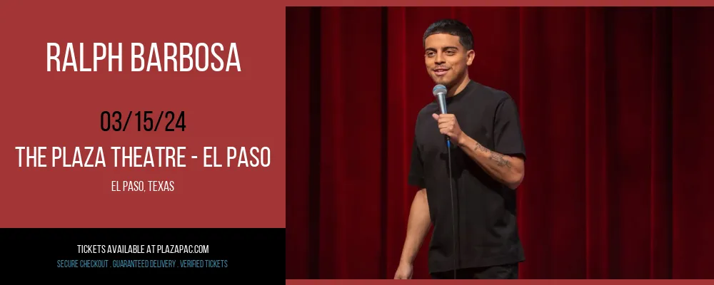 Ralph Barbosa at The Plaza Theatre