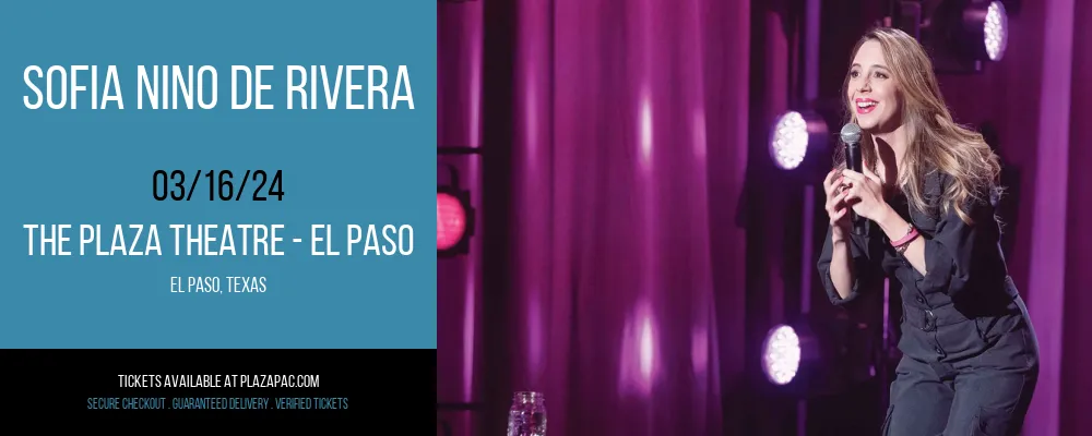 Sofia Nino de Rivera at The Plaza Theatre